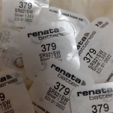 ถ่าน RENATA เบอร์379 ใช้ร่วมกับเบอร์ SR521SW | Shopee Thailand