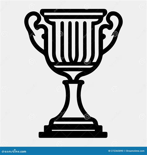 Championship Cup Isolated on White Stock Vector - Illustration of ...