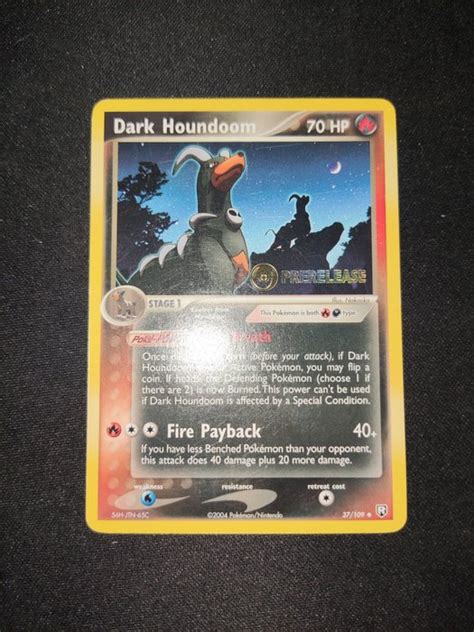 The Pokémon Company Pokémon Trading Card Dark Houndoom Prerelease