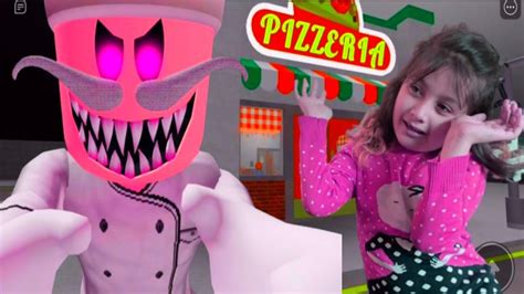 Roblox Papa Pizzeria Gameplay Aiza Spooky Gaming Youtube