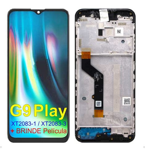 Tela Frontal Touch Display Aro Para Moto G Play Xt