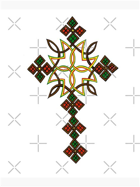 "Ethiopian cross" Poster for Sale by NabilJamal | Redbubble