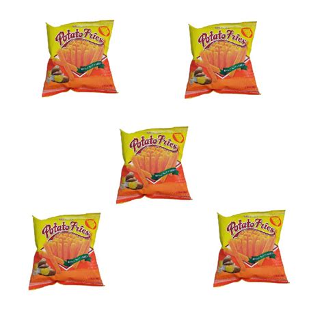 Bundle Of 5 Oishi Potato Fries Cheese 50g Shopee Philippines