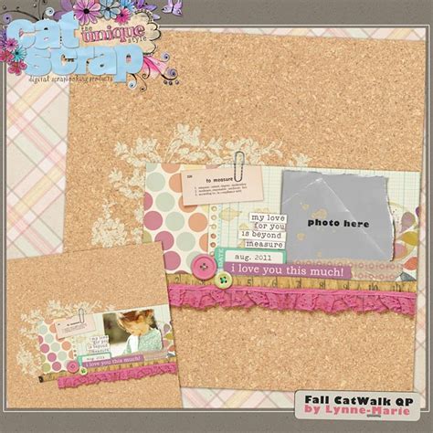 Free Quickpage From CatScrap Designer Lynne Maire Design Scrapbook