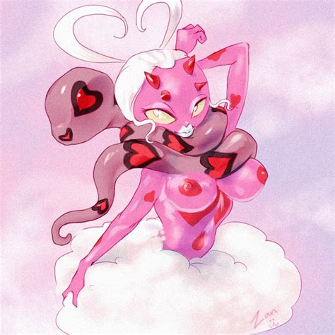 Rule 34 1girls Anthro Breasts Enamorus Female Pink Skin Pokemon Pokemon Legends Arceus Tagme