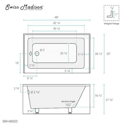 Standard Bathtub Dimensions