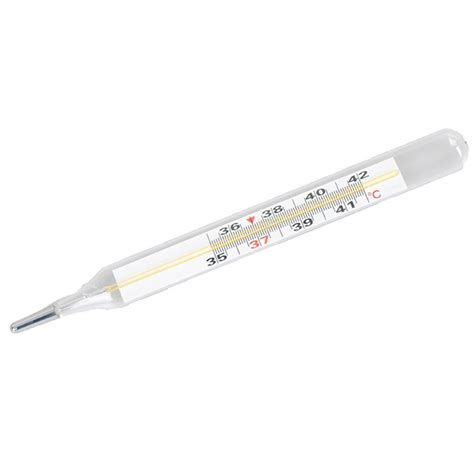 Medical Mercury Glass Thermometer Household Clinical Medical Mercury Thermometer Adult Baby ...