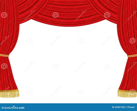 Theater Curtains Background Royalty Free Stock Photo - Image: 32587185