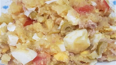 Receta F Cil De Ensalada Fr A De Patatas Con At N Deliciosa Y