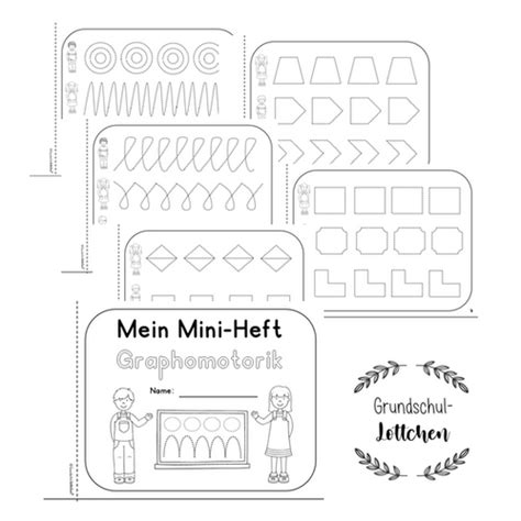 Miniheft Graphomotorik Grundschullottchen