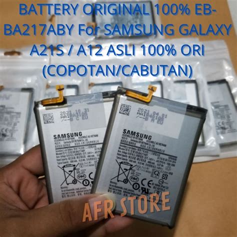 Jual Asli Original Baterai Battery Samsung Galaxy A S A Eb