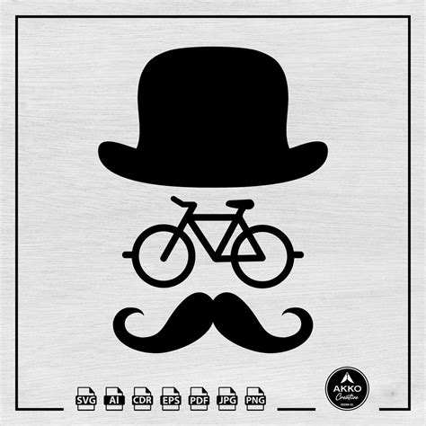 Bicycle Svg Png Bike Svg Cycle Svg Cycling Svg Retro Hipster Biker