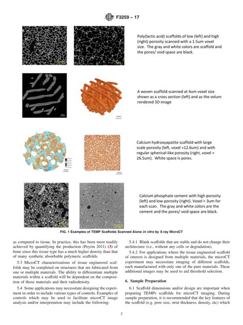 Astm F Standard Guide For Micro Computed Tomography Of Tissue