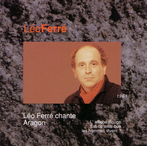 Release L O Ferr Avec Le Temps Volume L O Ferr Chante Aragon