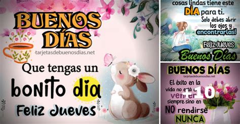 10 Imágenes de Feliz Jueves Deseando un BONITO día