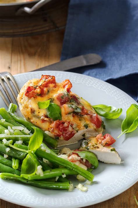 H Hnchen Caprese Mit Doppelt K Se Rezepte Von Foodio