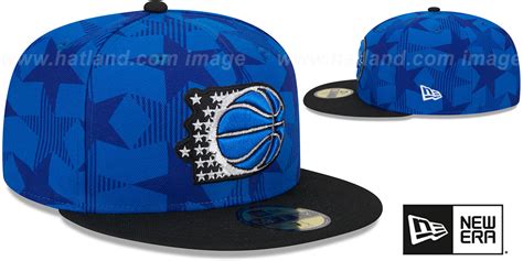 Orlando Magic NBA CLASSIX Royal-Black Fitted Hat by New Era