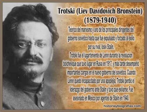 Biografia De Trotsky Leon Historia De Su Vida Politica Y Exilio