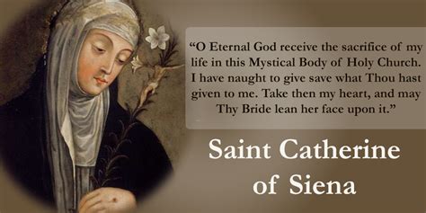 Saint Catherine Of Siena Servants Of The Lord And The Virgin Of Matará