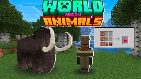 ESSE ADDON É MUITO BOM Minecraft PE Complemento World Wild Animals