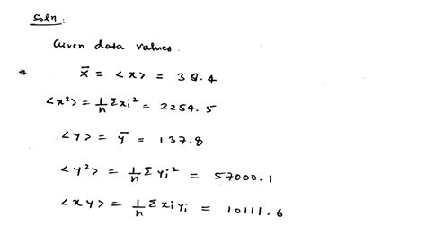 Answered Given The Following Sets Of Information Find The Linear