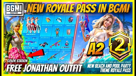 New A2 Royal Pass In Bgmi Free Upgradable Weapon And Jonathan Mythic