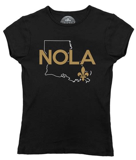 Women S Nola New Orleans T Shirt Shirts Louisiana Tshirts T Shirts