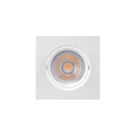 Mlb 2625109574 Spot Led De Embutir Quadrado Direcionavel 3000k 5w