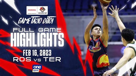 Rain Or Shine Vs Terrafirma Highlights Honda S Pba Governors Cup