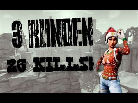 3 Runden In Folge Gewonnen Mit 26 KILLS Fortnite Battle Royale YouTube