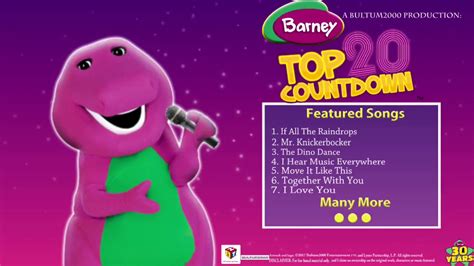 Barneys Top 20 Countdown💜💚💛 Custom Audio Subscribe Youtube