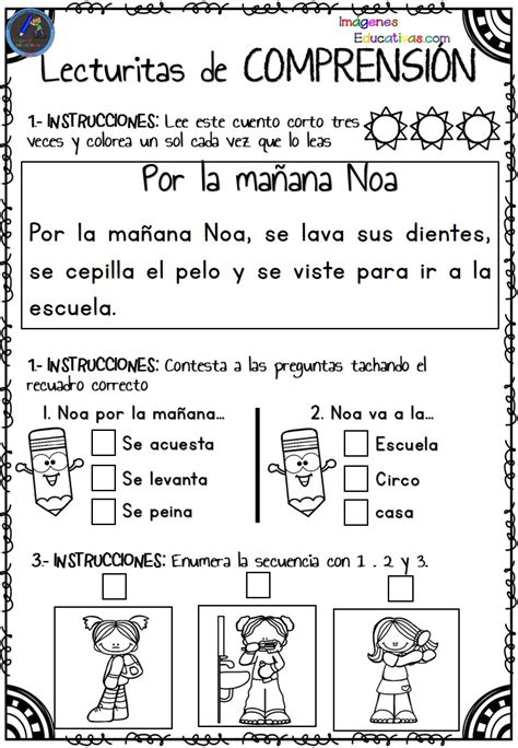 Lecturitas De Comprensión Para Infantil Y Primer Ciclo De Primaria 2