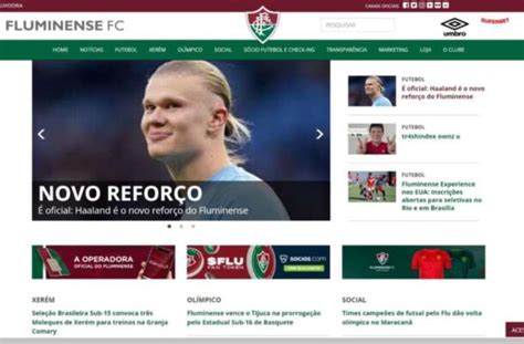 Site Do Fluminense Hackeado E Anuncia Haaland