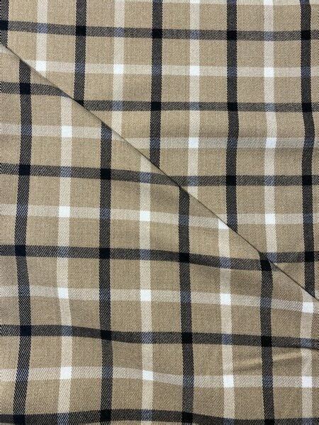 Tissu écossais Tartan Beige Papin Tissus