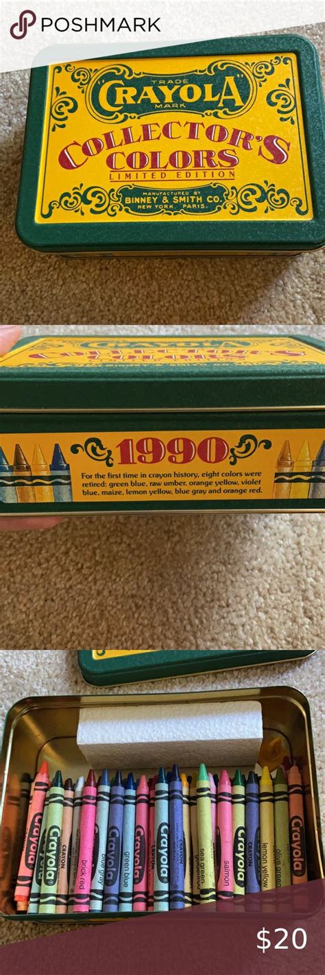 1990 Crayola Collectors Colors Limited Edition Red Crayon Crayola Color