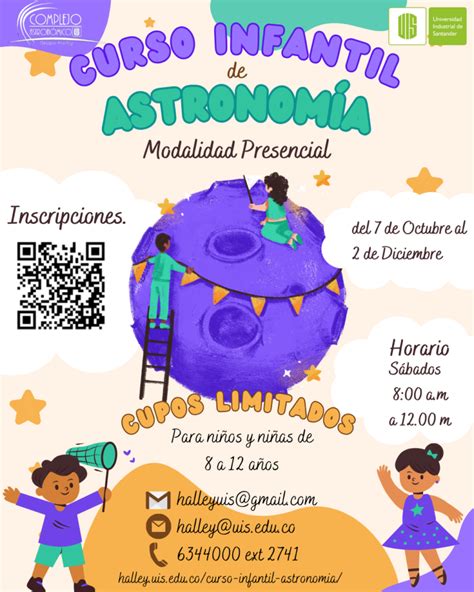 Curso Infantil De Astronom A Cursos Uis