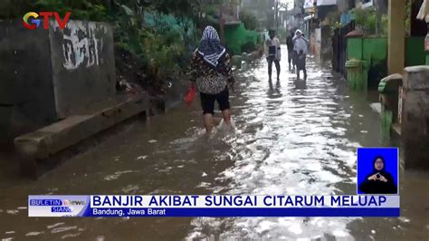 Bandung Banjir Lagi Ketinggian Air Mencapai Sepinggang Orang Dewasa