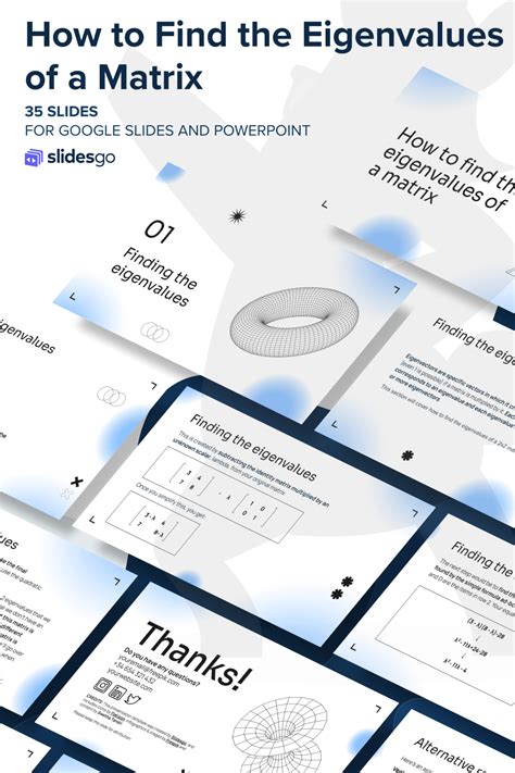 How to Find the Eigenvalues of a Matrix | Google Slides