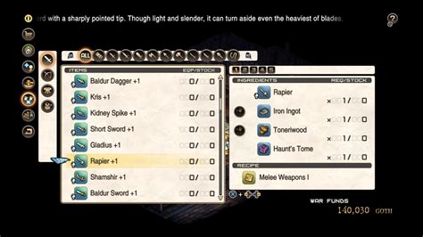 Tactics Ogre Reborn Crafting Recipes Find Vegetarian Recipes
