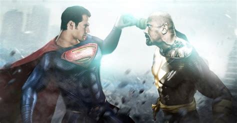 Henry Cavill Vs Dwayne Johnson Aka Superman Vs Black Adam Is Now A Images