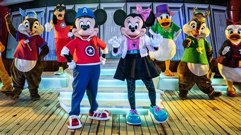 Mickey And Friends Super Hero Celebration” From Marvel Day At Sea