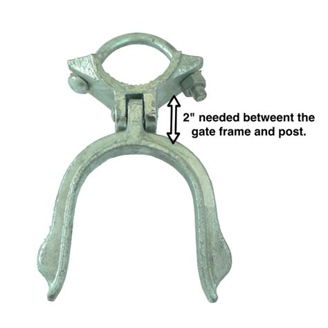 1 78 X 4 Heavy Duty Chain Link Fence Gate Fork Latch Malleable