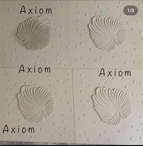 Axiom Trade Matte White Mint Sandstone Cnc Design For Walls Mm At