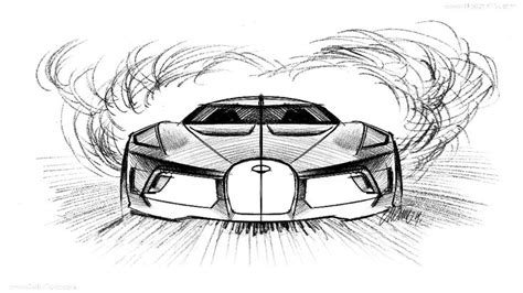 2020 Bugatti Centodieci Voitures Noires Croquis Voiture Cars Dessin