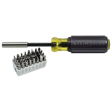 Tamperproof Magnetic Screwdriver 32 Bits 32510 Klein Tools For