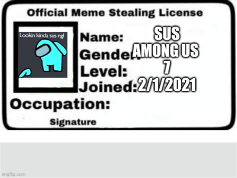 Official Meme Stealing License Imgflip