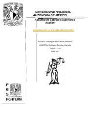 TAREA 7 Introduccion al derecho docx UNIVERSIDAD NACIONAL AUTÓNOMA DE