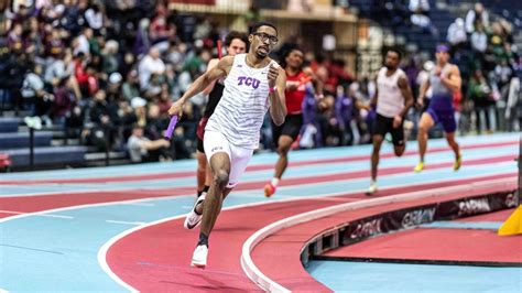 Track And Field Wraparound Big Indoor Championships Tcu