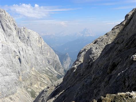 Tiefblick Ins Obere Teil Des Val Ombretta Antelao Und Hikr Org