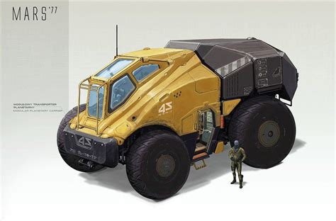 Artstation Mars 77 Jarosław Marcinek Armored Vehicles Offroad